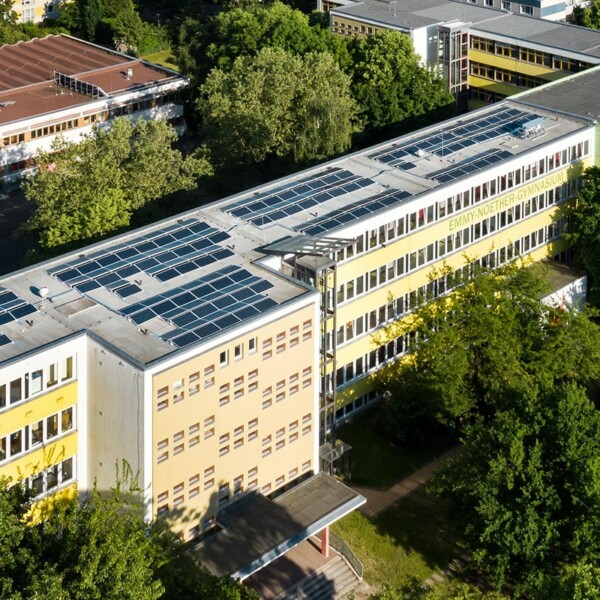 Solaranlage auf dem Emmy-Noether-Gymnasium