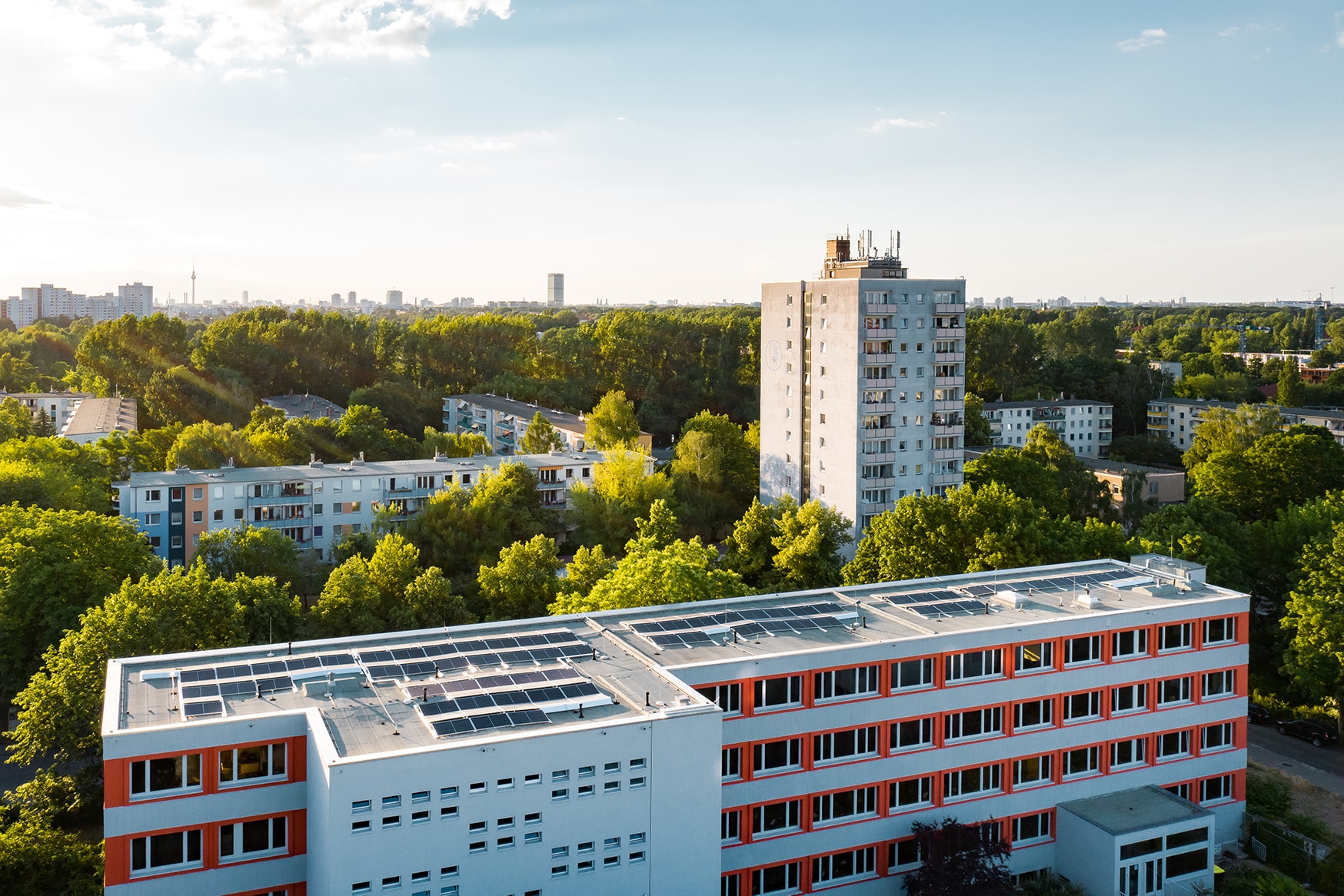Solaranlage auf der Grundschule am Heidekampgraben