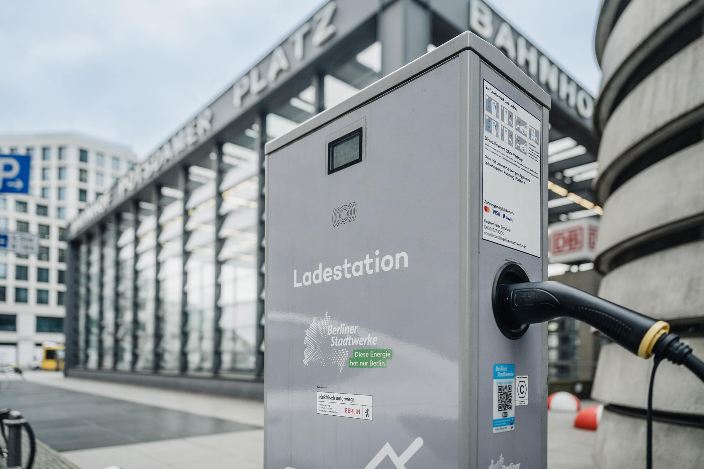 Berliner Stadtwerke_Ladesäule_Potsdamer_Platz