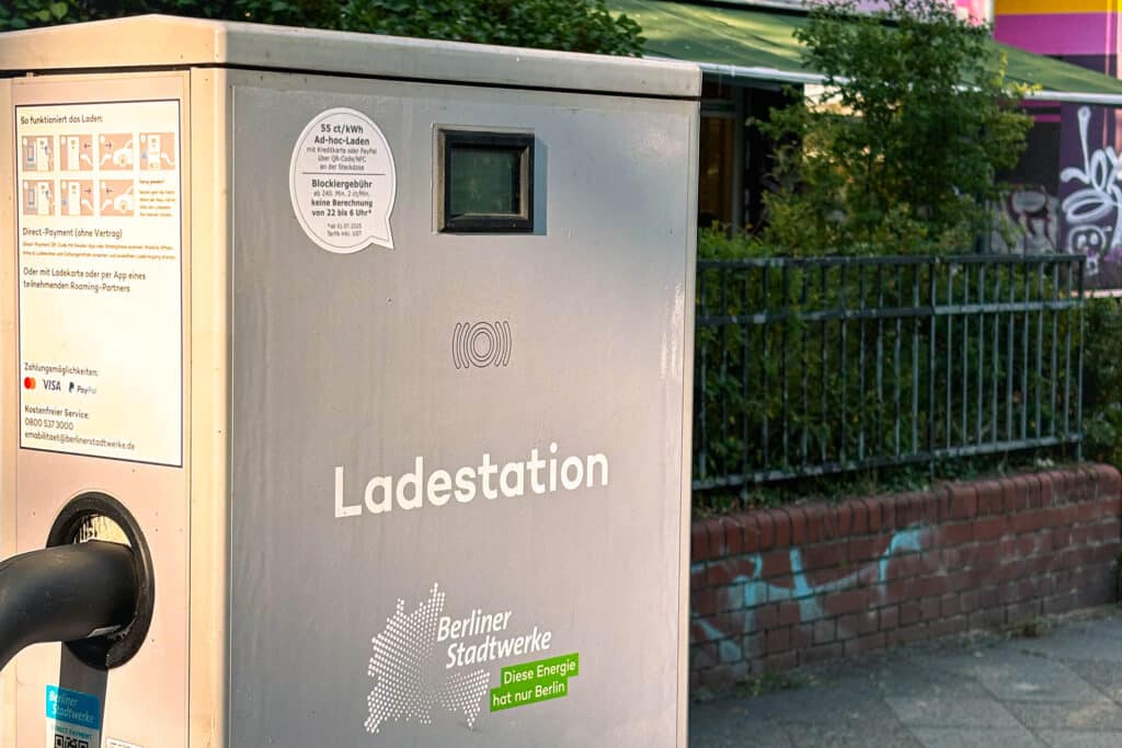 Ladestation der Berliner Stadtwerke